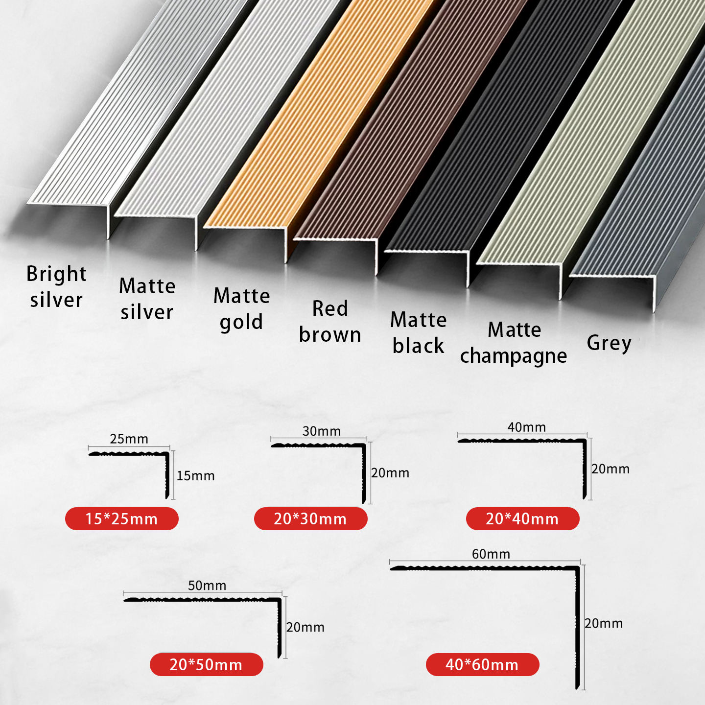 Aluminium L Trim