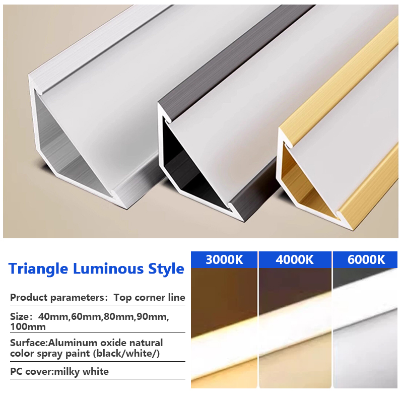 45 Degree Corner Strip Aluminium Channel Led Profile