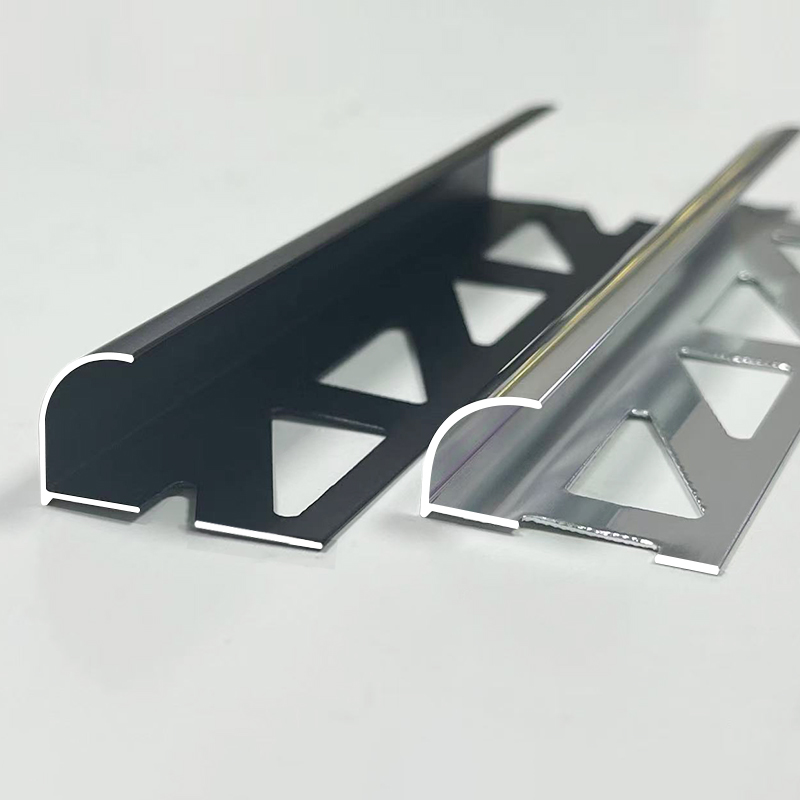 C-shaped arc tile edge trim