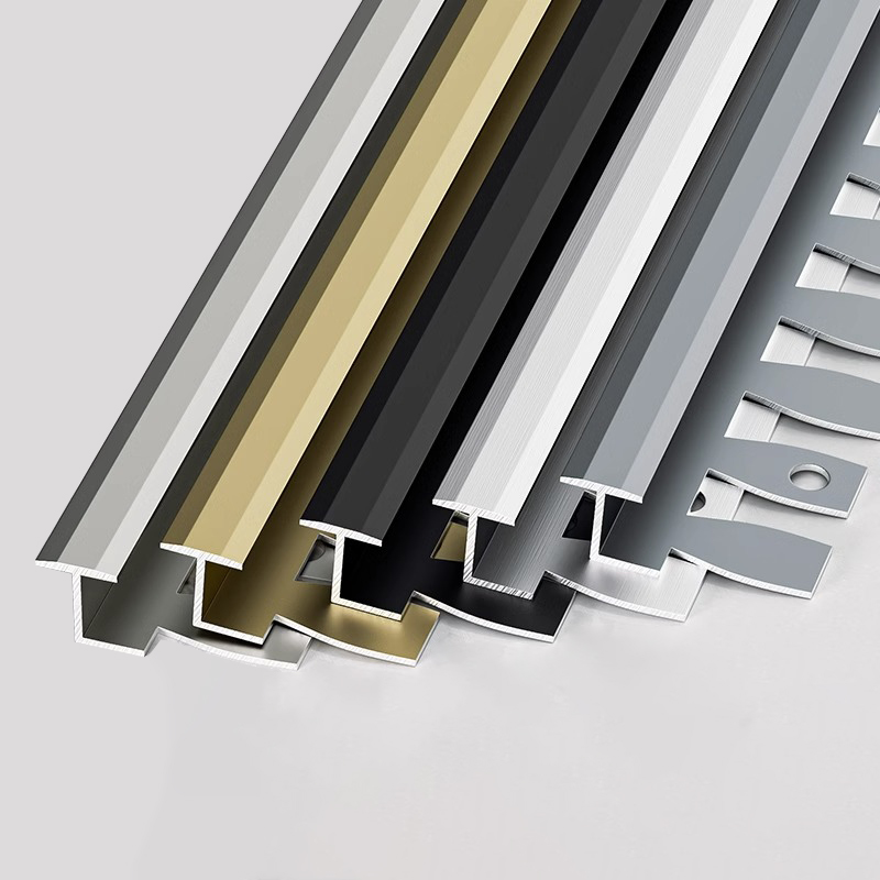 Aluminum alloy I-shaped fishbone edge trim
