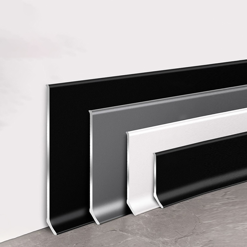 Glue-on baseboard