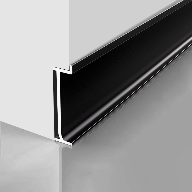 Recessed baseboard