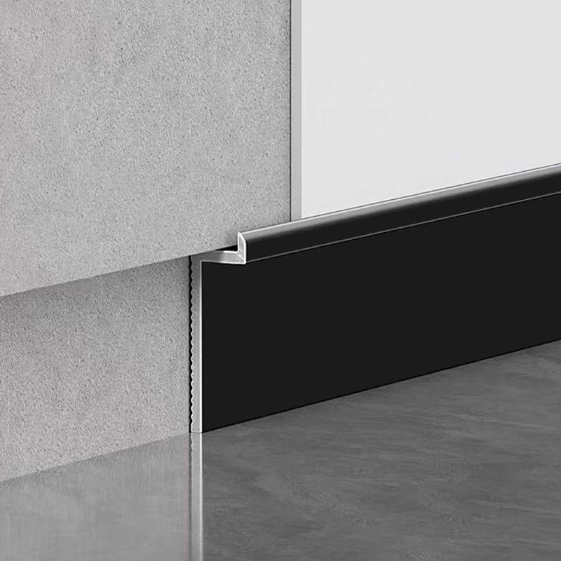 recessed baseboard