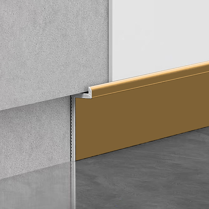 recessed baseboard